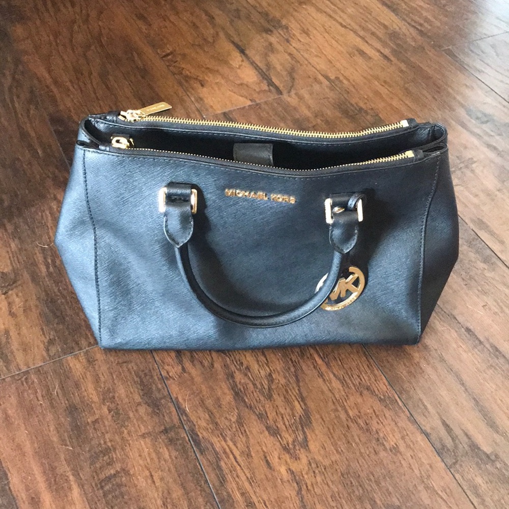 Michael Kors Black Expandable Tote